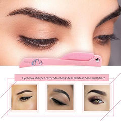 Pack of 3 Feather Flamingo Facial Razor for Face Eyebrows & Body shaving Facial Touch-up Razor
