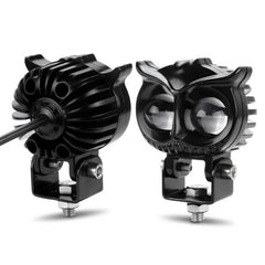 OWL Shape Fog Yellow-White & Flash light Low & High Beam Owl Plastic Body