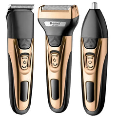 3in1 Grooming Kit Electric Shaver For Men Beard Hair Trimmer Body Nose Ear Shaving Machine Face Razor Rechargeable